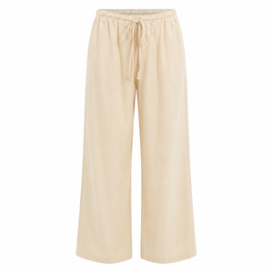 SZN Linen Wide-Leg Pants Women - Beige - Front