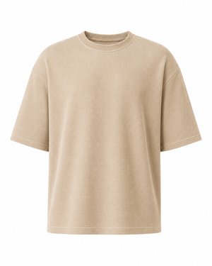 SZN Baskota Tee - Beige - Front