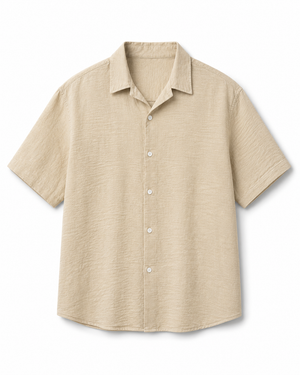 SZN Linen Shirt - Beige - Front
