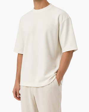 SZN Classic Tee - White - Model