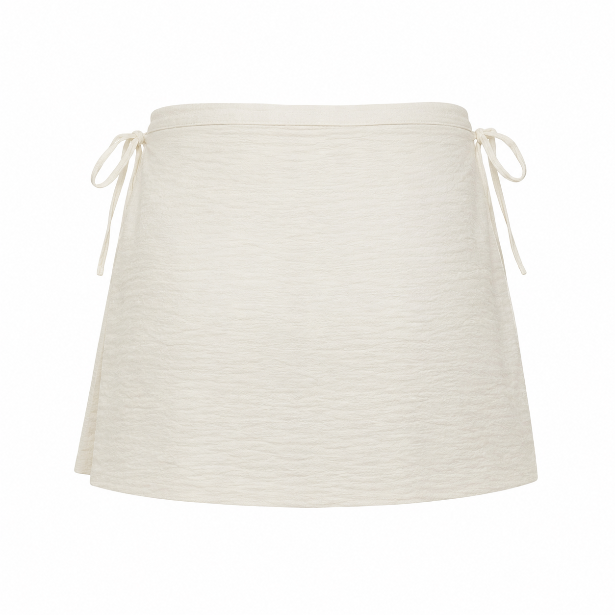SZN Linen Wrap Skort - Beige - Back