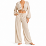 SZN Tie-Front Lounge Set