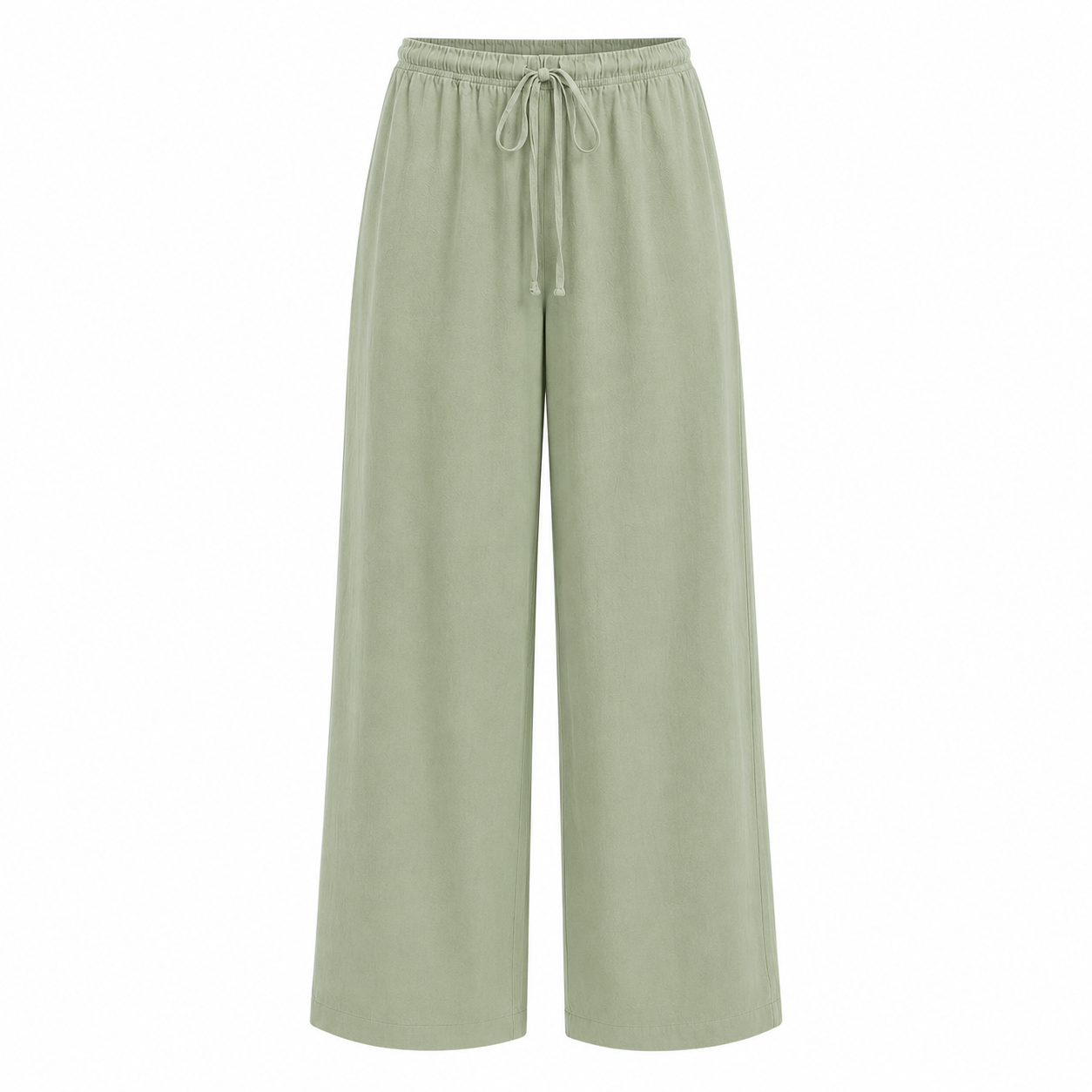 SZN Linen Wide-Leg Pants Women - Sage Green - Front