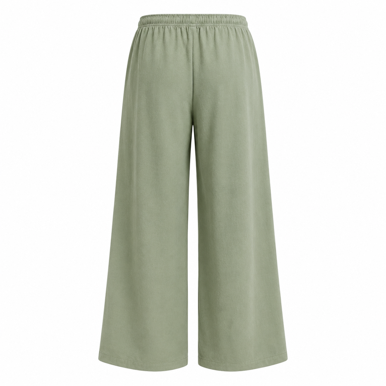 SZN Linen Wide-Leg Pants Women - Sage Green - Back