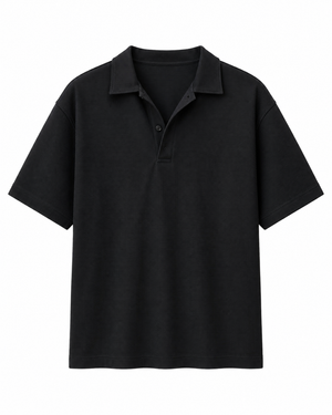 SZN Baskota Polo - Black - Front