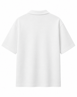 SZN Baskota Polo - White - Back