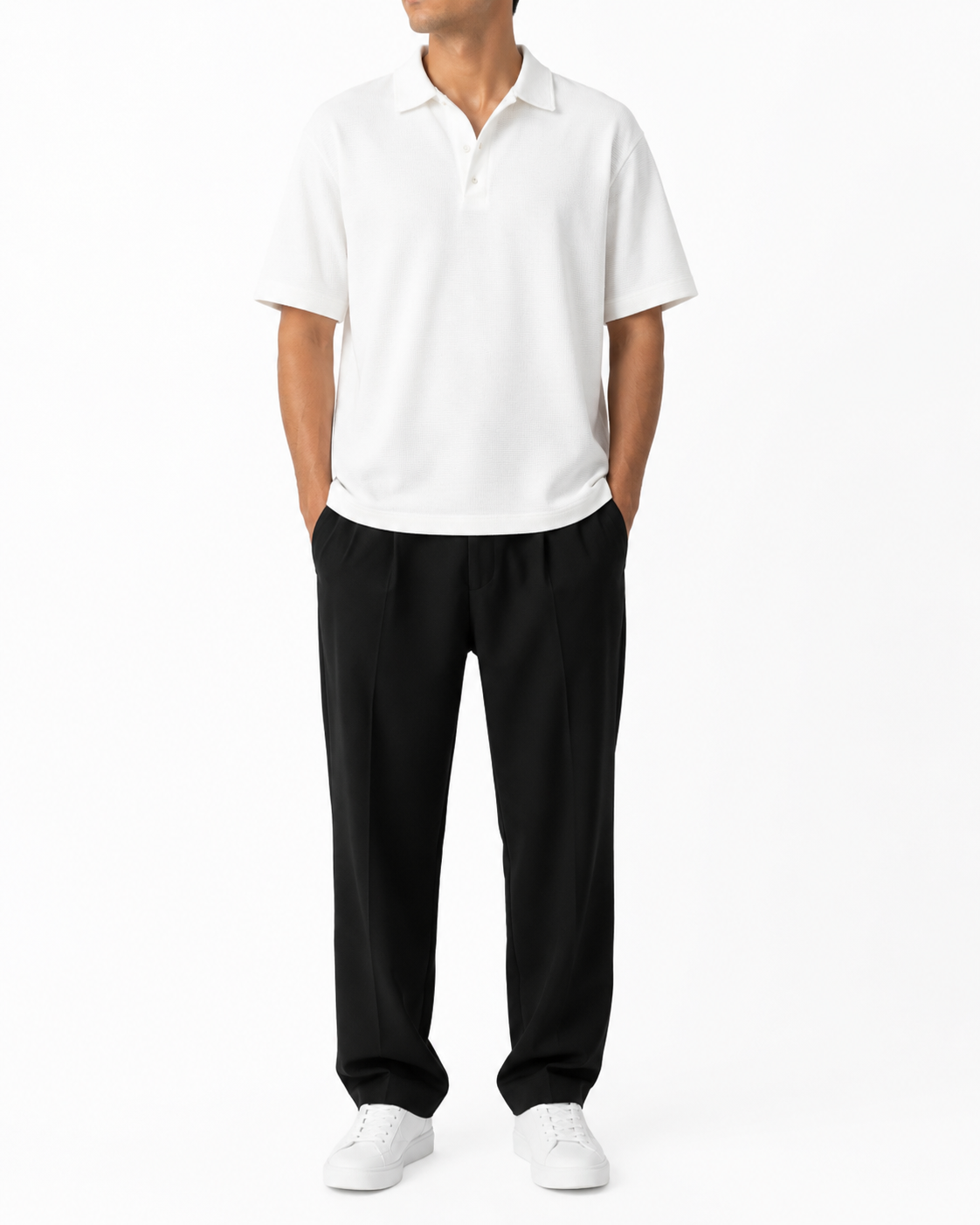 SZN Baskota Polo - White - Model