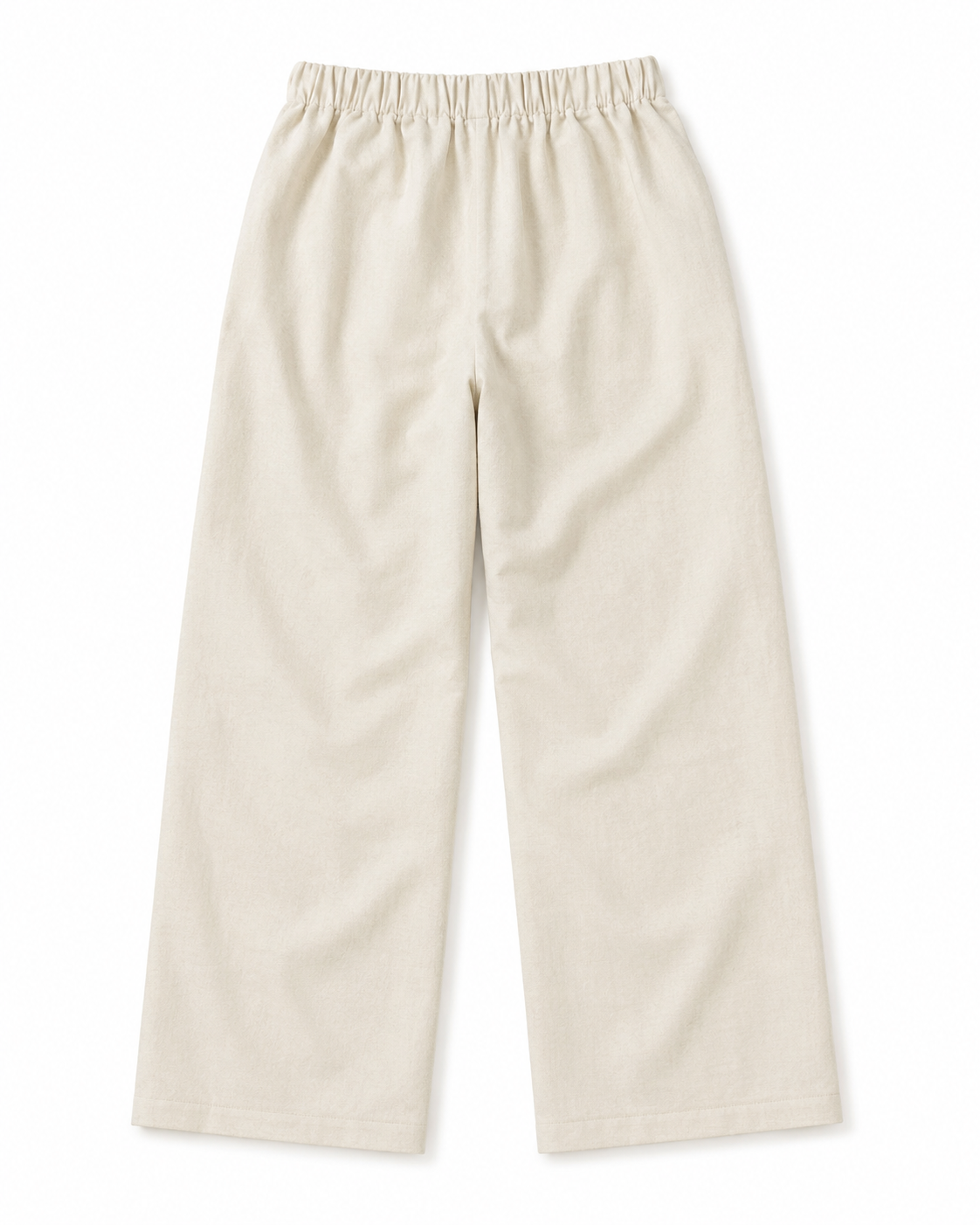 SZN Linen Wide-Leg Pants - Beige - Back