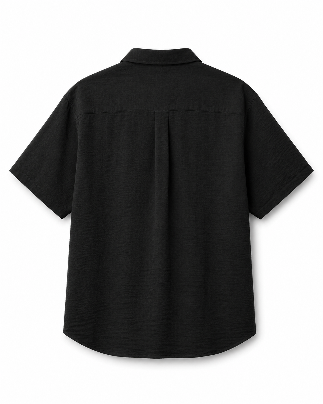 SZN Linen Shirt - Black - Back