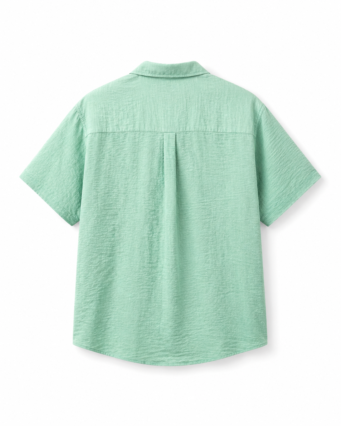SZN Linen Shirt - Sage Green - Back
