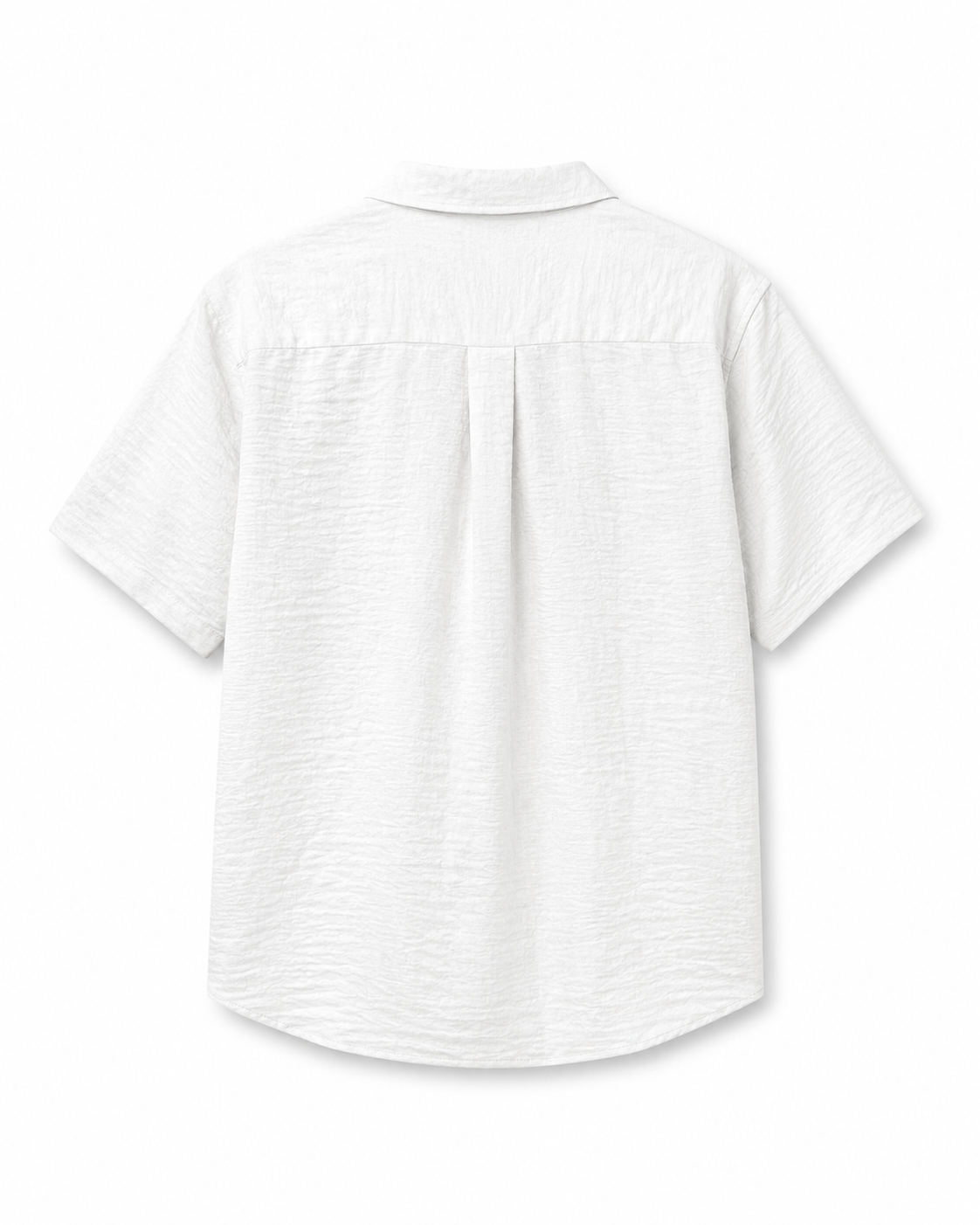 SZN Linen Shirt - White - Back
