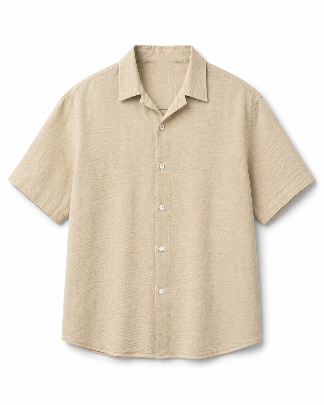 SZN Linen Shirt - Beige - Front