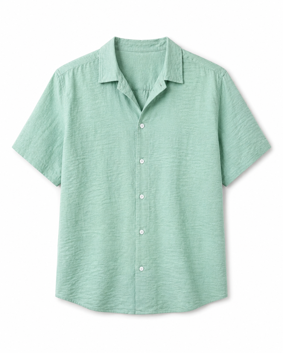 SZN Linen Shirt - Sage Green - Front
