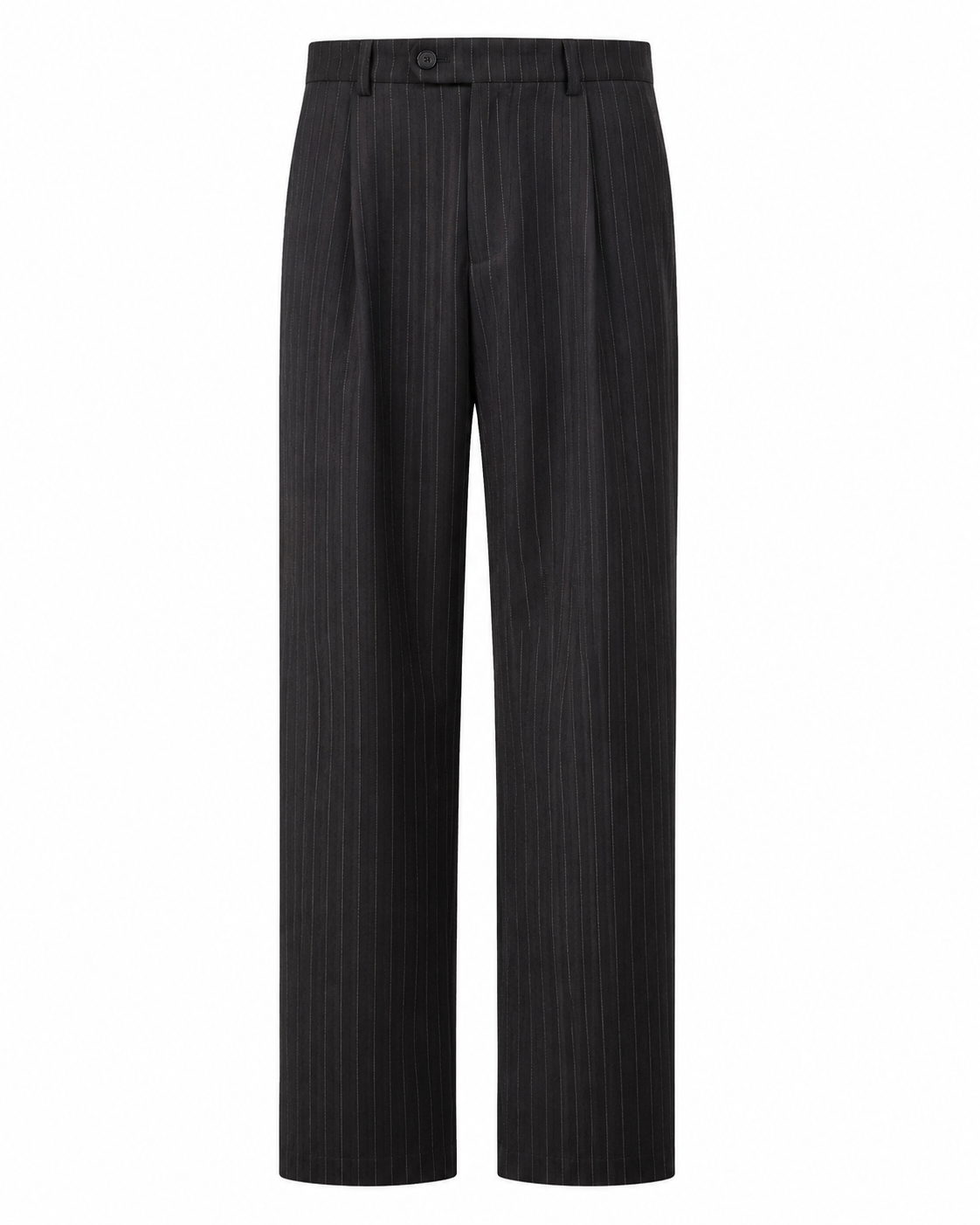SZN Tailored Pants - Black & White Stripe - Front